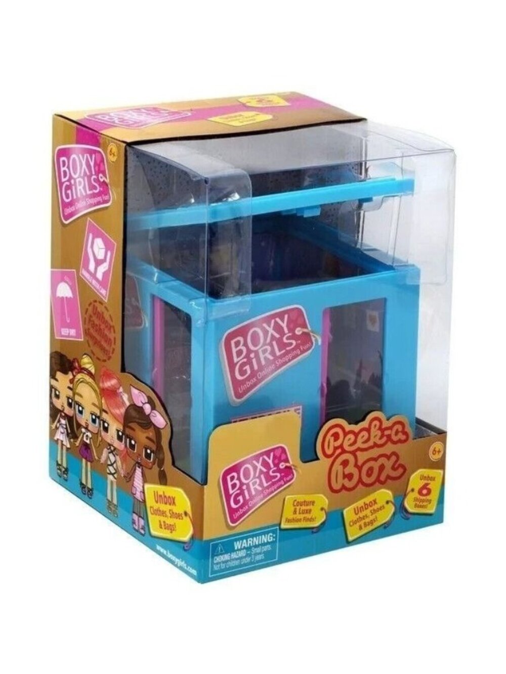 Toy Boxy Girls PEEK A BOX BLUE Target Exclusive Mini Doll Boxes 2019 Surprise n